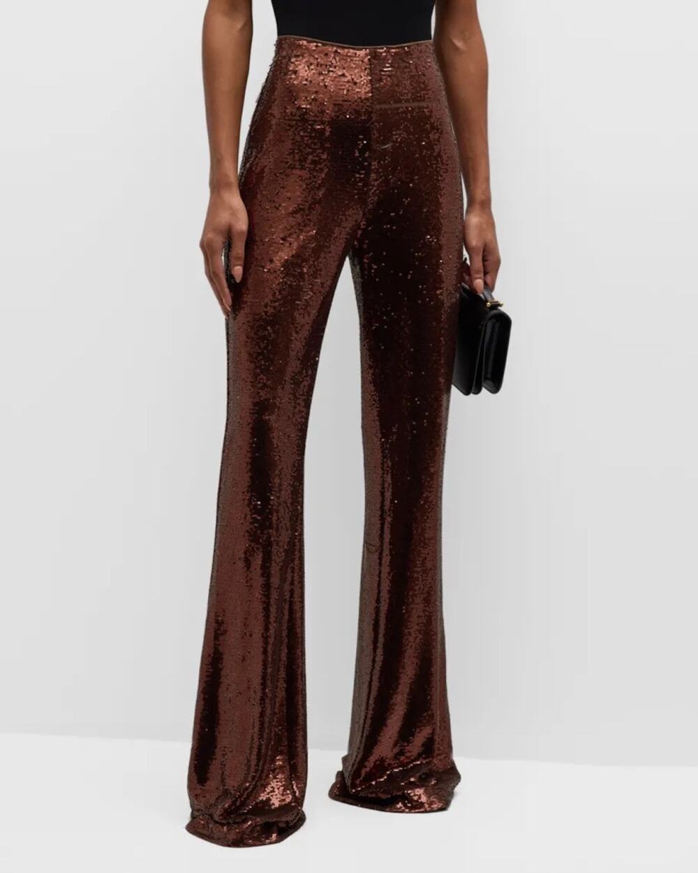NWT L’Agence Honor Sequined Flare Pants $475 size 4